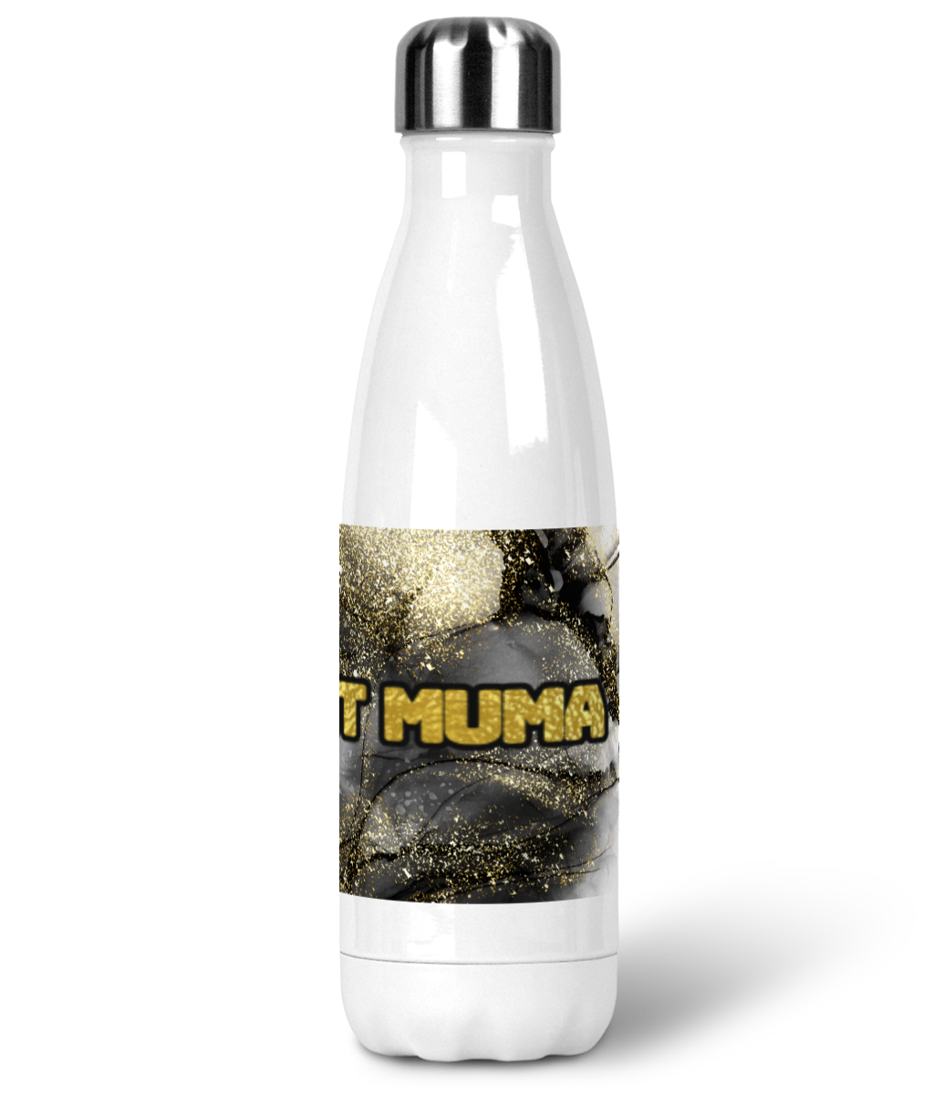 Independent Muma Stainless Steel Water Bottle – Strong Mum Reusable Bottle | Empowering Mum Drinkware