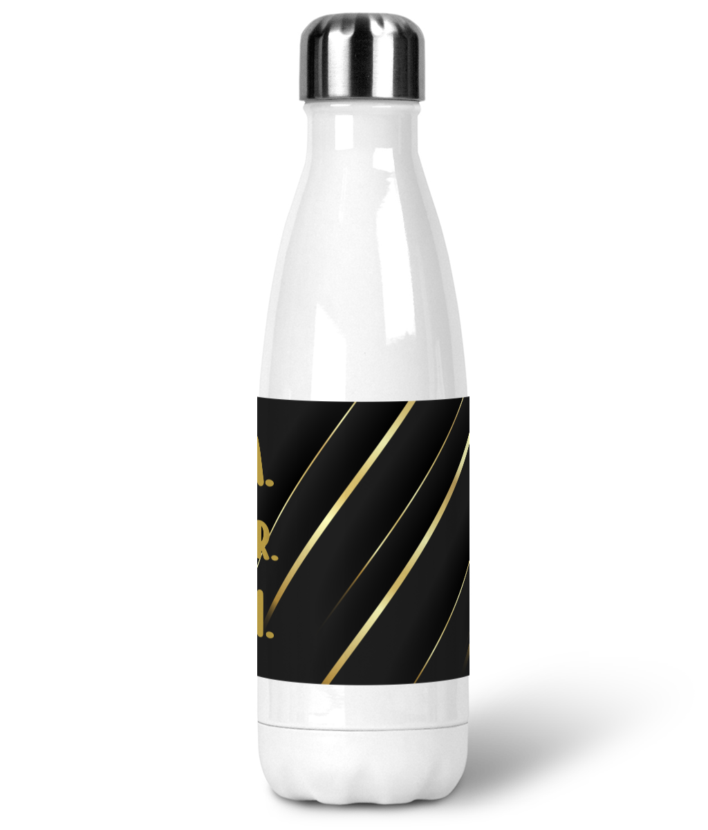 Muma. Warrior. Queen. Water Bottle | Premium Stainless Steel Insulated Flask | Empowering Mum Gift | Reusable Eco Bottle by Muma Prints