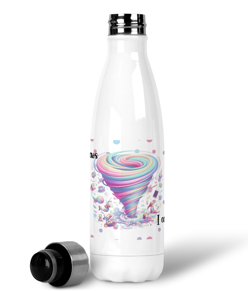 Some Call It Chaos I Call It Family Water Bottle | Insulated Stainless Steel Bottle | Funny Mum Gift | Eco-Friendly Reusable Bottle by Muma Prints