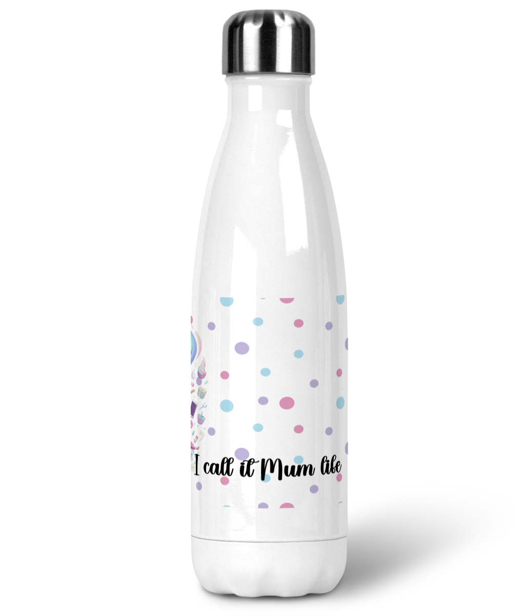 Some Call It Chaos I Call It Family Water Bottle | Insulated Stainless Steel Bottle | Funny Mum Gift | Eco-Friendly Reusable Bottle by Muma Prints